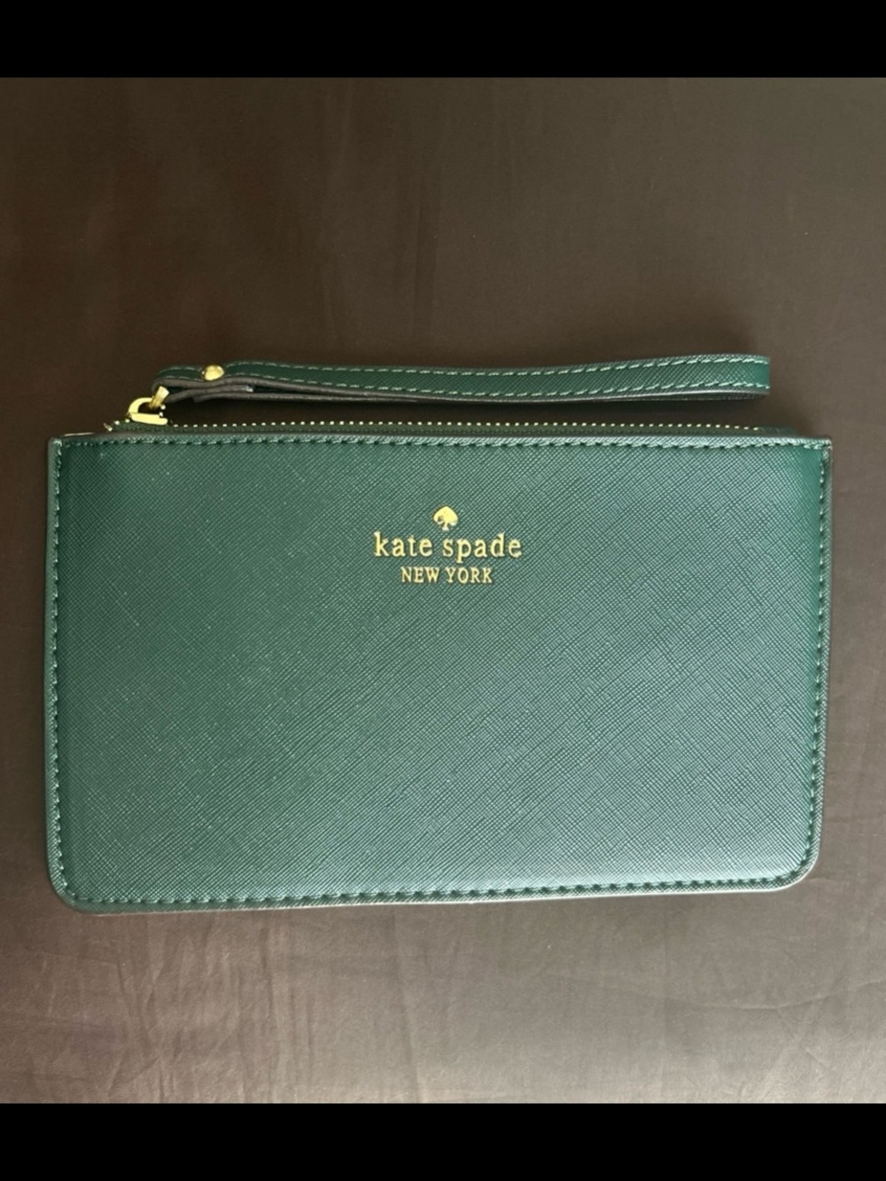 NWT Kate Spade New York green wristlet